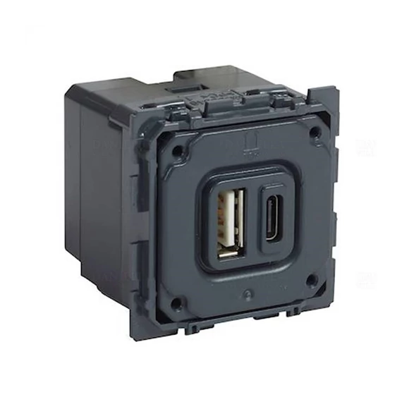 Céliane 2xUSB A+C töltőaljzat 2400mA 