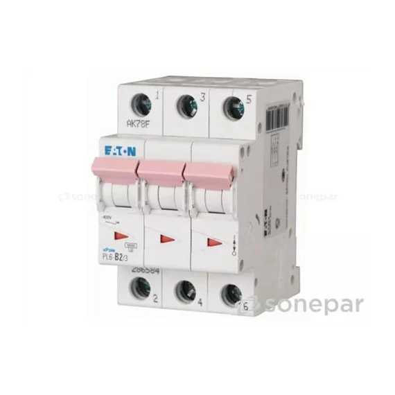 EATON kismegszak. 3P 16A D PL6-D16/3 (286613)