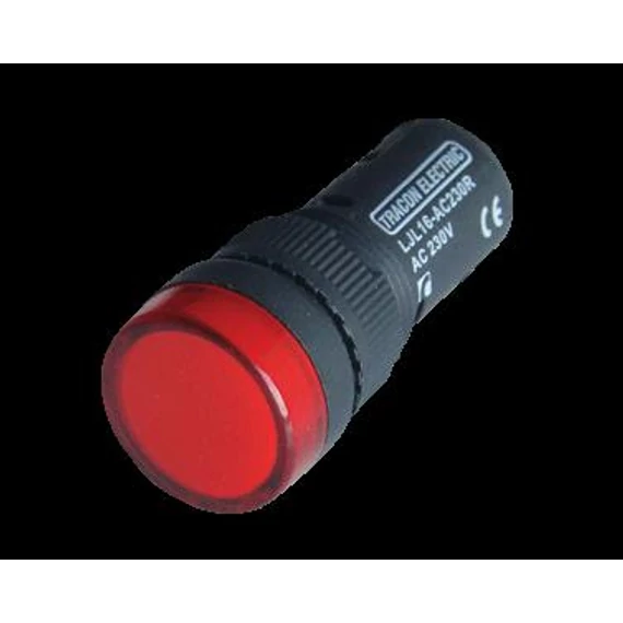 Ledes jelzőlámpa 16mm 230V zöld AC/DC (LJL16-GE)