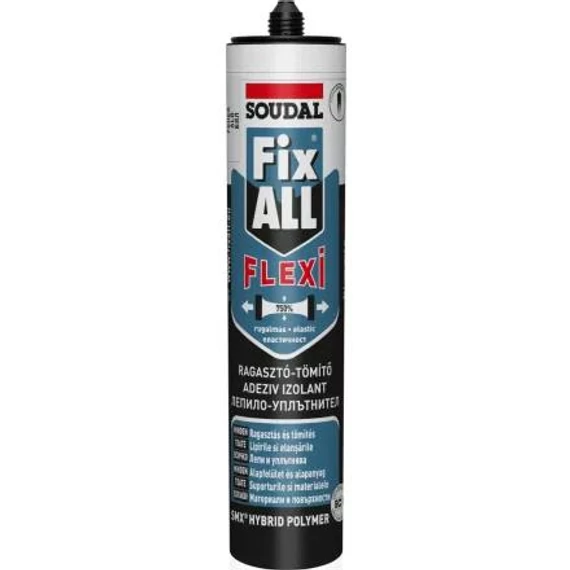 SOUDAL univ. tömítő-ragasztó 290ml, Fix-All Classic fehér (111715)