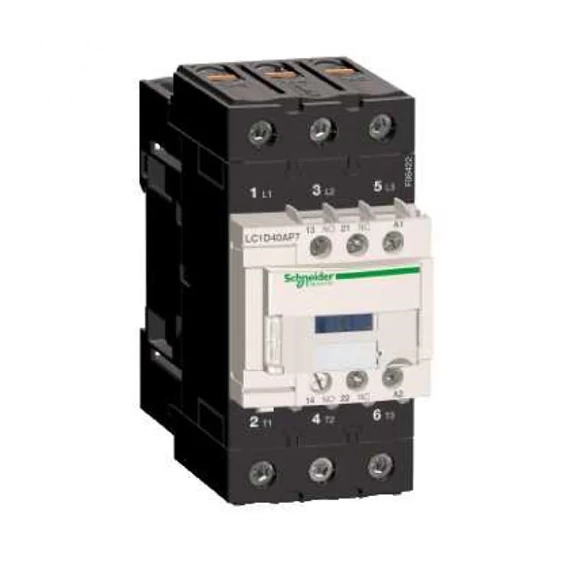 Mágneskapcs. 3P 18,5kW/40A 230VAC 1Z+1NY (LC1D40AP7)