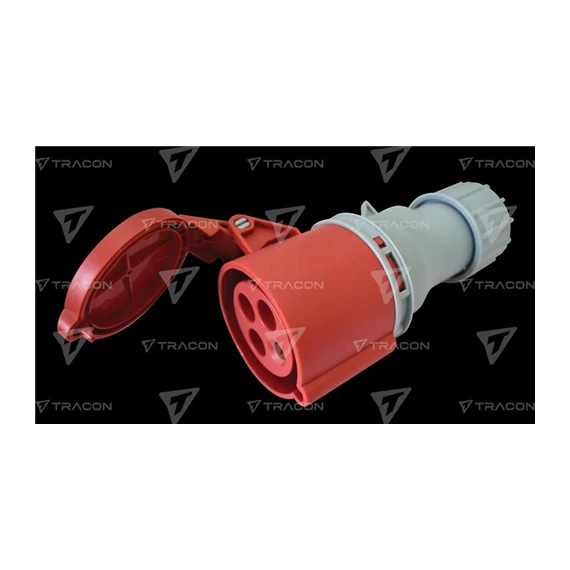 Ipari csatl.alj. 16A, 400V, 3P+E, 6h, IP67  (TICS-2142H)