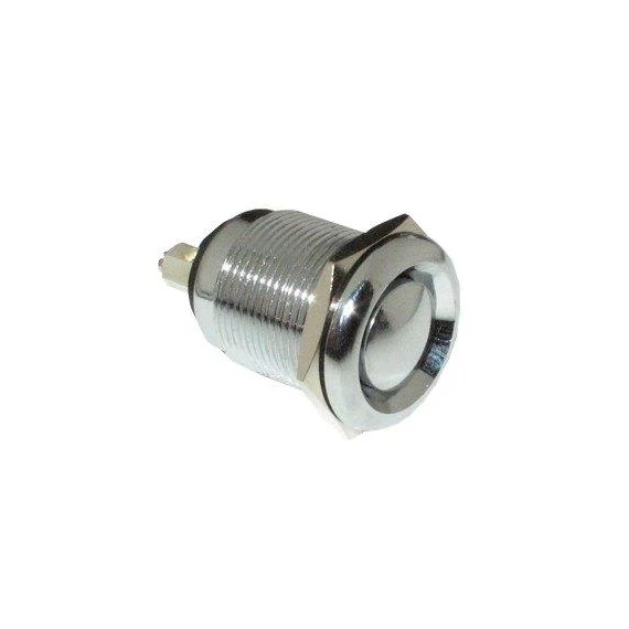 Nyomógomb fém 2P 1ák. 2A/250V 5A/125V (5478)