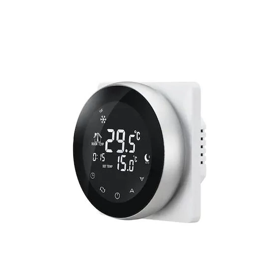 Termosztát programozható WIFI fekete érintő 