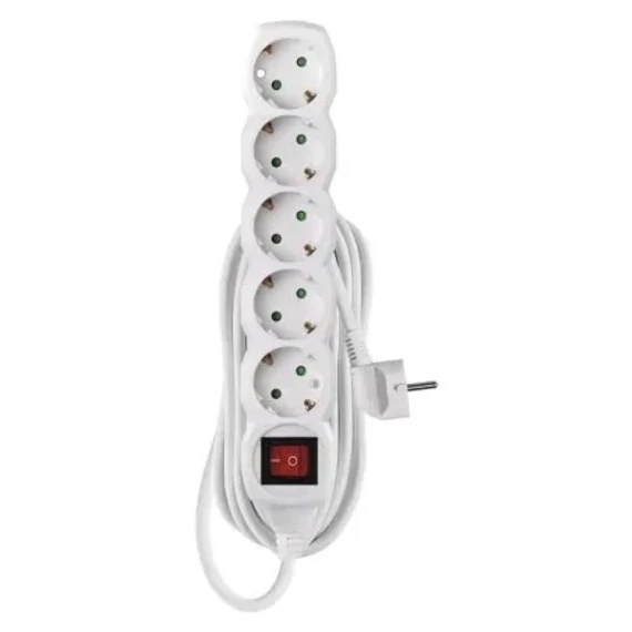 Ötös hosszabbító 5fm-es +kapcs 1,5mm (P1525R) 