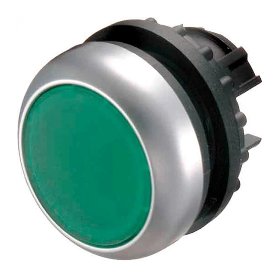 EATON M22-D-G zöld nyomó lapos (216596)