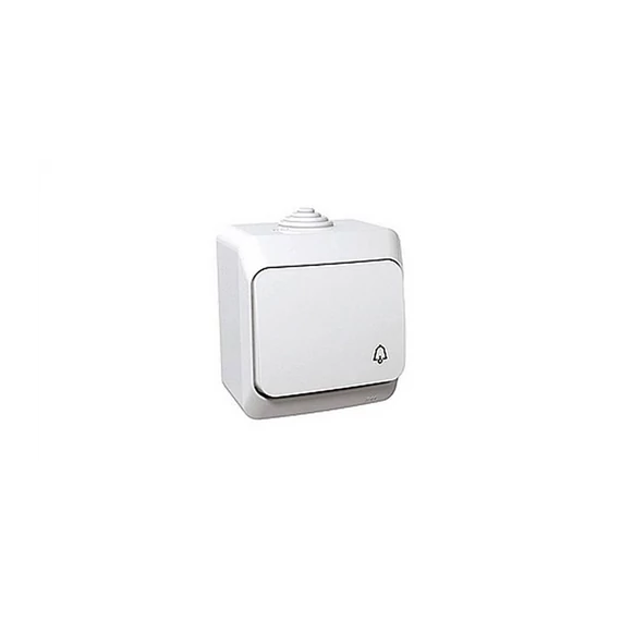 Egypólusú nyomó csengő jeles IP44 Cedar Plus (Pdk 2.4-N101 Csj) 