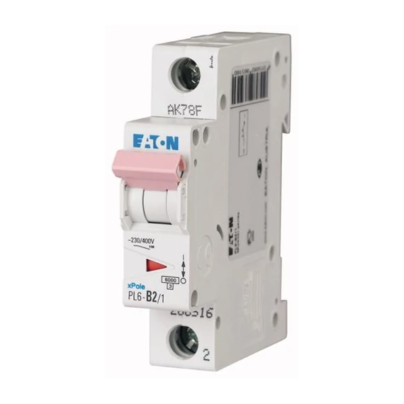 EATON kismegszak. 1P 16A C 6kA PL6-C16/1 (286533)