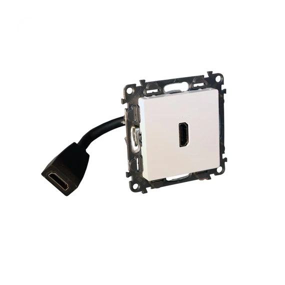 Valena Life HDMI1.4-alj elővezetékelt 15cm csatl. fedéllel műa. fehér (753175)
