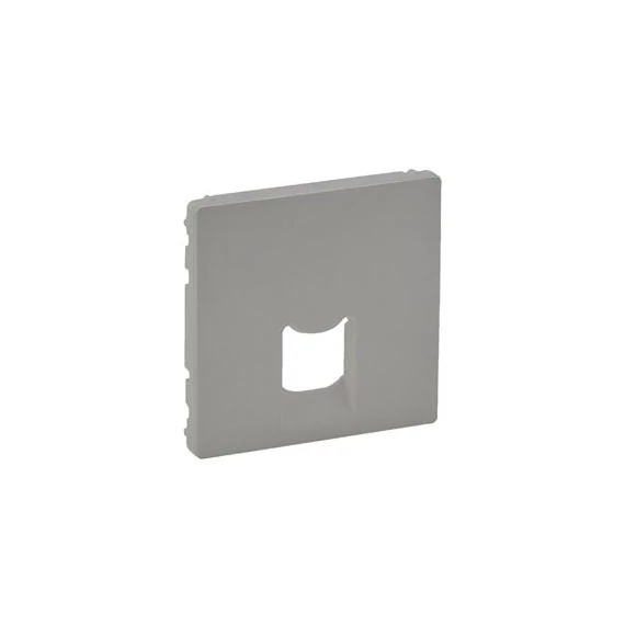 Valena Life 1xRJ45/RJ11 csatlakozó aljzat fedlap alumínium (755412)