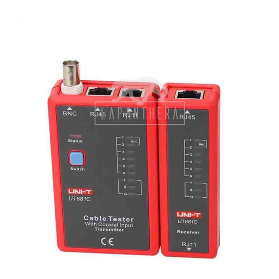 Kábelteszter (RJ45,RJ11,BNC) UNI-T (UT681C)