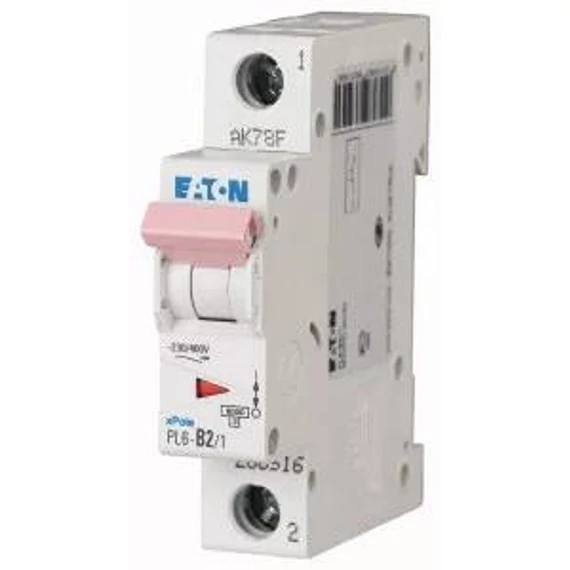 EATON kismegszak. 1P 16A D 6kA PL6-D16/1  230V  (286545)