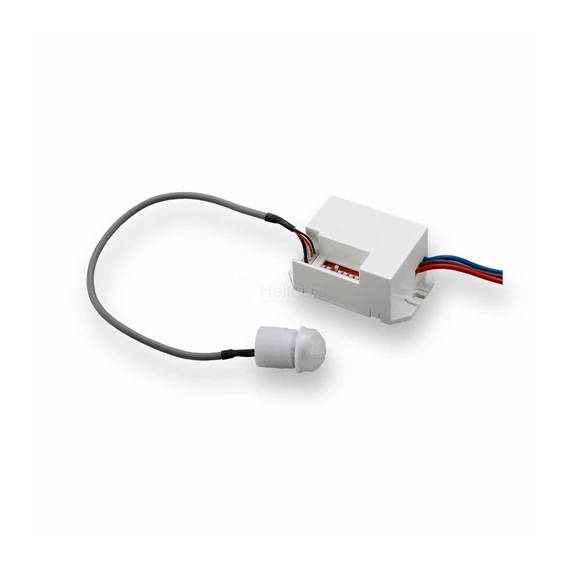 Mozgásérzékelő, MINI, max 800W, IP20, látószög 360°, hatótáv 6 m, 230V/AC, fehér, beépíthető (GTV-CR-CR7000-00)
