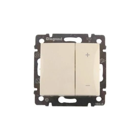 Valena fényerőszabályzó 40-600W krém nyomógombos (774174)