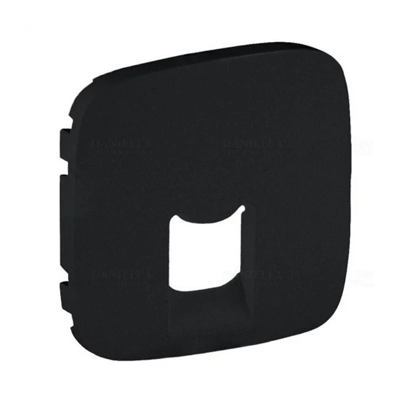 Valena Allure 1xRJ11/RJ45 fedél fekete (755418)