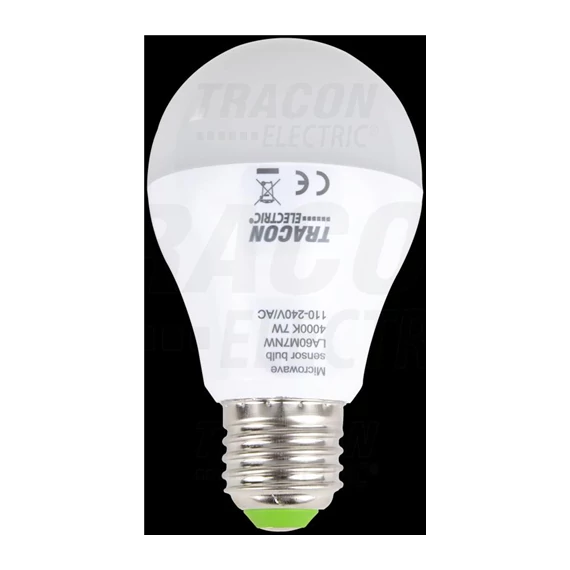 Led izzó E27 7W 600lm 4000K mozgásérz. (LA60M7NW)  