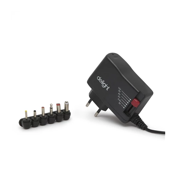 Univerzális adapter 3-12V 1A 12W-6DC dugó (55056A)