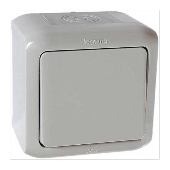 Forix N101 IP44 egypólusú nyomó szürke (782384)