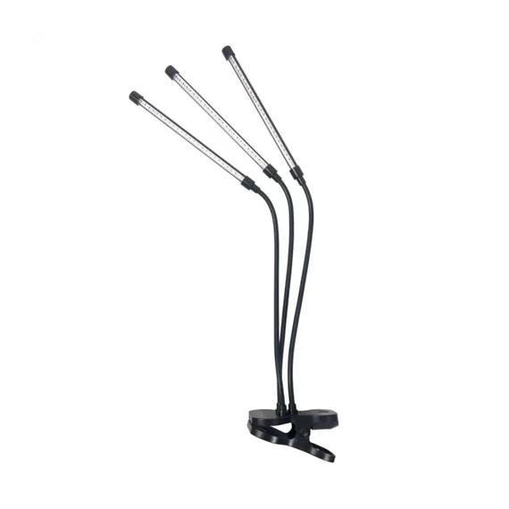 LED növénynevelő lámpa LED VITARO 3 ágú csiptetős 10W KOBI-001513