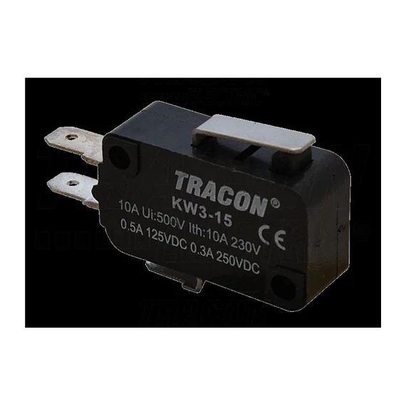 Mikrokapcsoló 250V 10A (KW3-15)