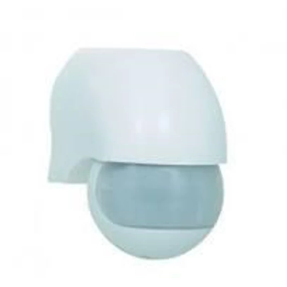 Mozgásérzékelő 180fokos, 12m, IP44, 1200W, fehér (321127)