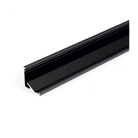 Led szalaghoz alu profil fedlap E slide 2m/szál félmatt TOPMET (A2000239)