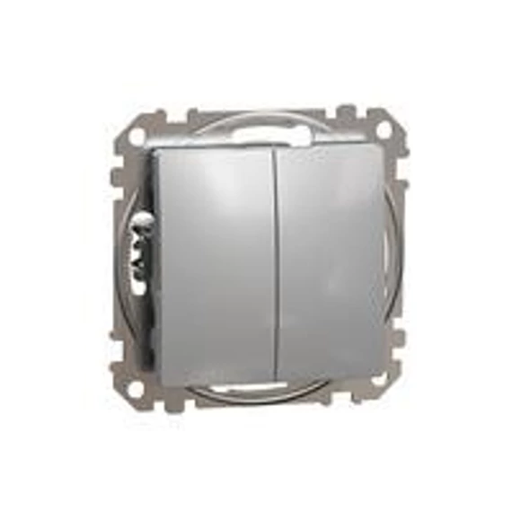 ÚJ Sedna Csillárkapcsoló, rugós bekötés, 10AX, (105), alumínium SDD113105 Schneider