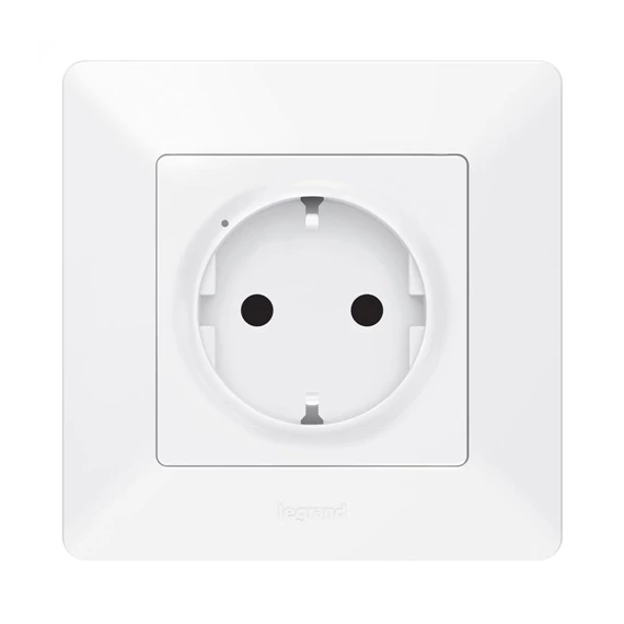 Valena Life/Allure Netatmo intelligens csatl.aljzat 2P+F fehér (752194)