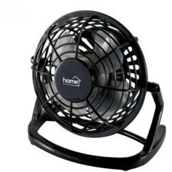 Ventilátor asztali USB 10cm fekete