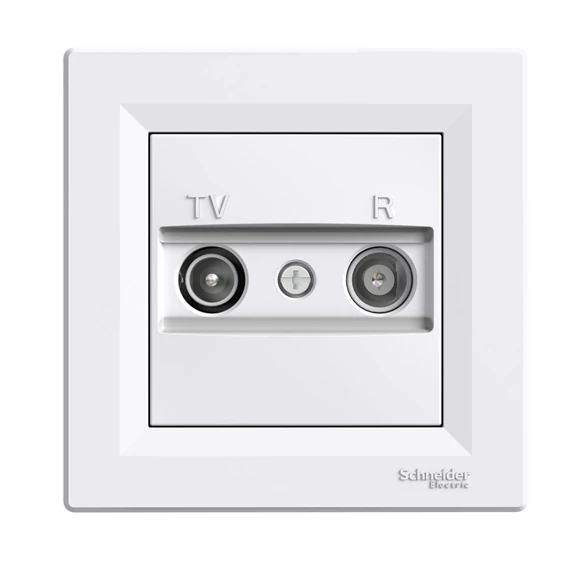 Asfora TV/R aljzat végzáró 1dB, fehér (EPH3300121)