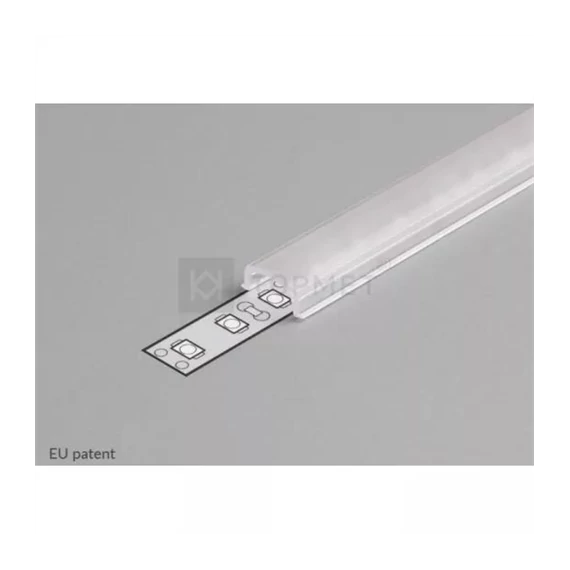 Led szalaghoz alu profil fedél víztiszta 