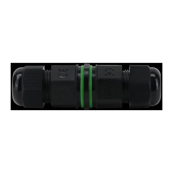 Tömszelencés kábeltoldó, 0.5-1.5 mm2, IP68, PA6.6, 3P, 450VAC, 16A fekete (CST15B)