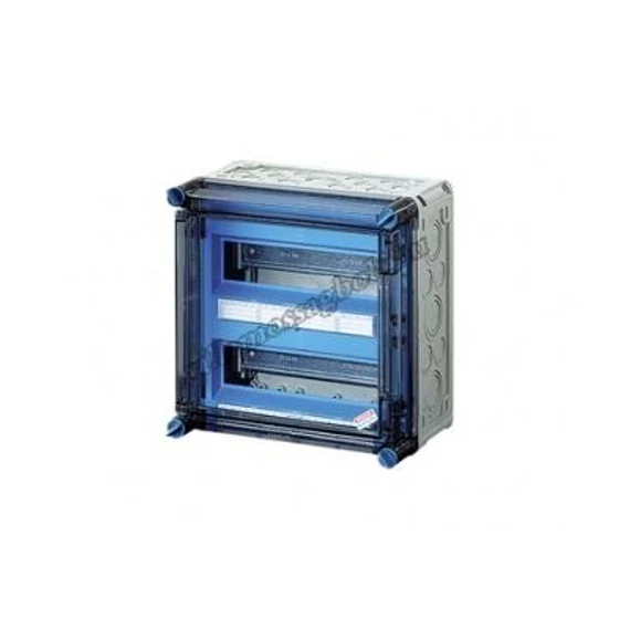 Hensel MI-71222 kisaut.szekr.2x12mod. IP65, 182mm mély