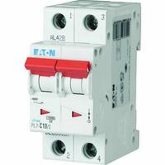 EATON kismegszak. 2P 10A C 10kA PL7-C10/2 (263357)