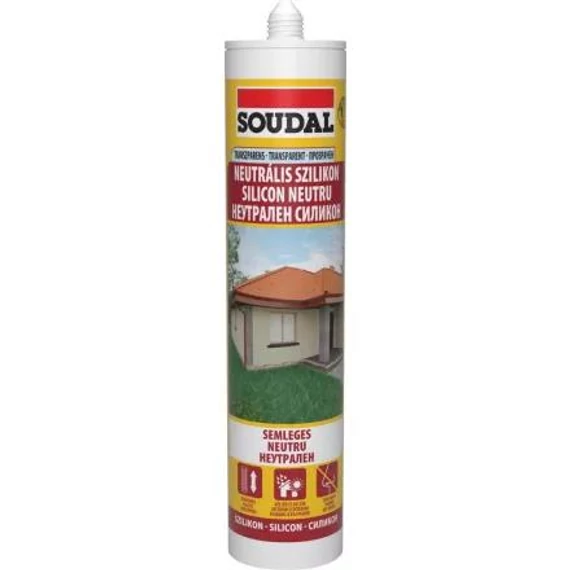 SOUDAL Szilikon neutrális átlátszó 280ml (103245)