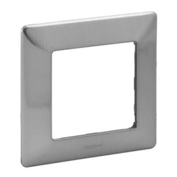 Valena Life 1-es keret inox dekor (L754151)