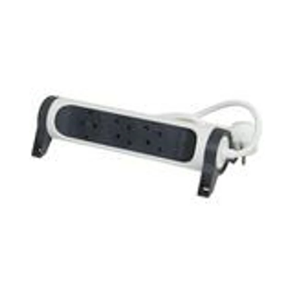 Asztali elosztósor 3680W gyv. fehér/fekete forgatható 1,5mm2 1,5m 16A IP20 Premium LEGRAND (L694527)