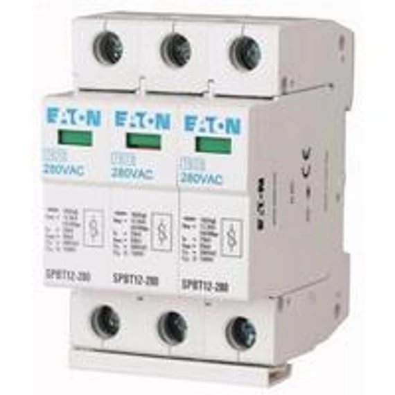 EATON túlfeszültség levezető  T1+T2 (B+C )12,5kA  3M SPBT12-280/3  (158330)
