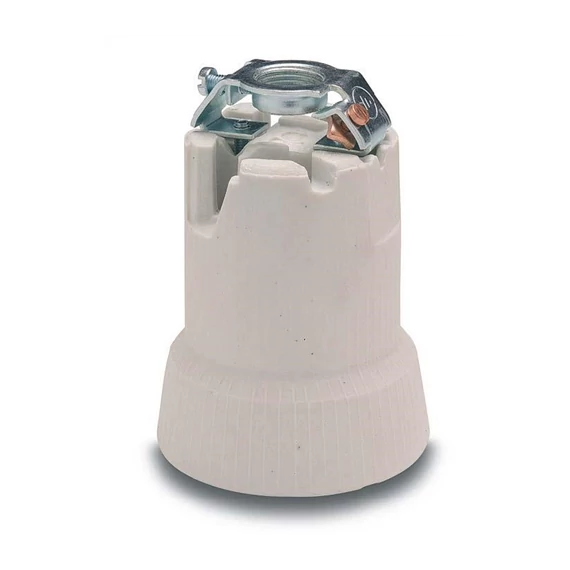 Porcelán foglalat E40 3/8G menetes rögz. (801)
