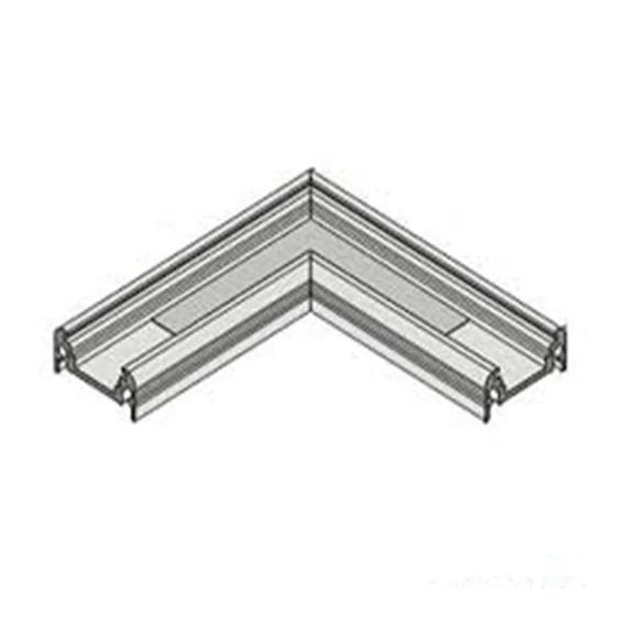 Led szalaghoz alu profil Surface10 sarok elem  (77410020)