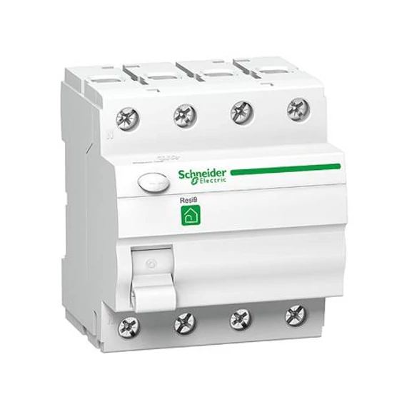 Fi-relé R9 4P 40A 30mA; AC-típus Schneider (R9R11440)