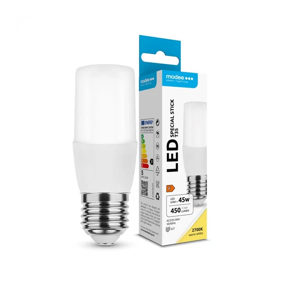 Modee Lighting LED Special Stick T35 4,9W E27 200° 2700K (450 lumen) ERP (ML-T352700K4,9WE27N)