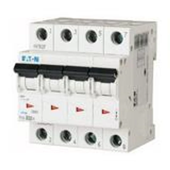 EATON Kismegszakító 4P 32A C-jelleg 230V AC 6kA/60898 PL6-C32/4 (166526)