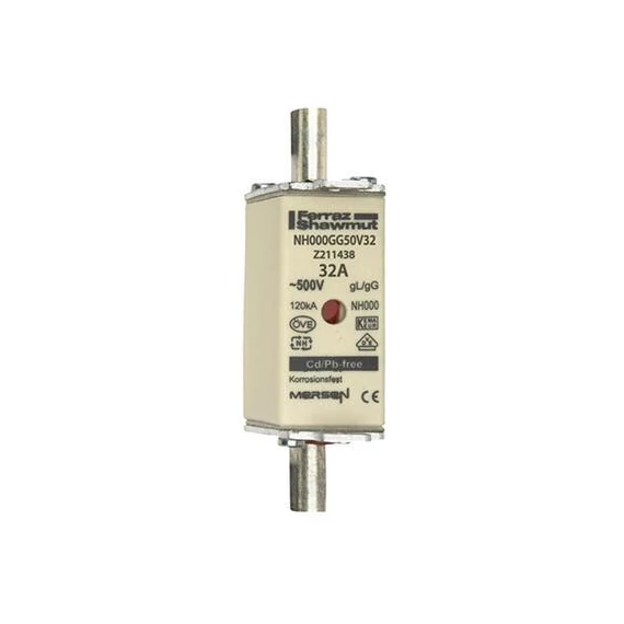 Késes bizt.betét NH000 32A NH000GG50V32 MERSEN (MSCHZ211438H)
