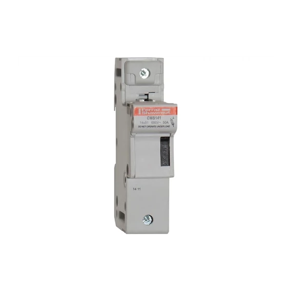 Szakaszoló olv.bizt. aljzat 1P 14x51mm 50A cilinderes 331016F (CMS141-9)