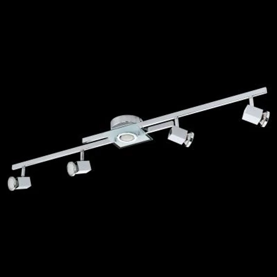 Menny LED GU10 5x3W szögl. króm Cerbero