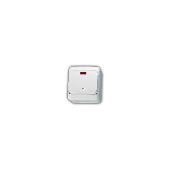 Pdk 2.4-N101 jC egypólusú nyomó csengő jeles,jelzőfényes IP44 (WDE000515) Cedar Plus WDE000515