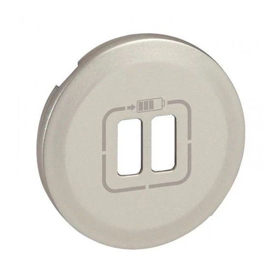 Céliane 2xUSB burkolat titán (68556)