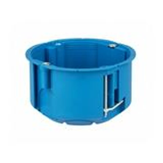 Gipszkarton doboz 1-es kerek 68mm-átmérő műanyag kék csavarral SIMET 32017203  (PV60K)