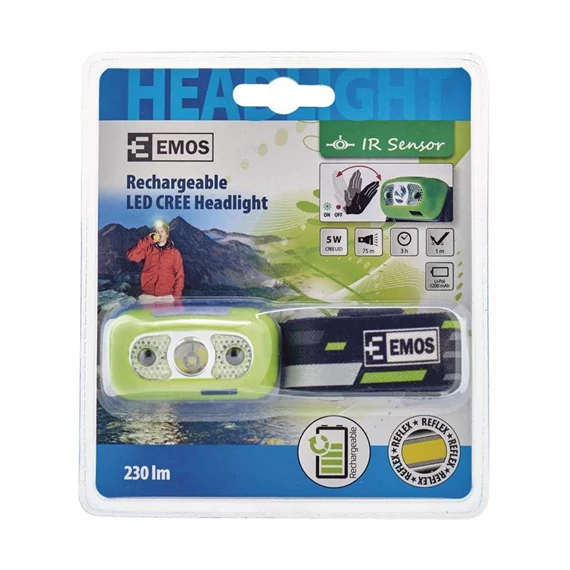 Fejlámpa LED CREE XPE 5W